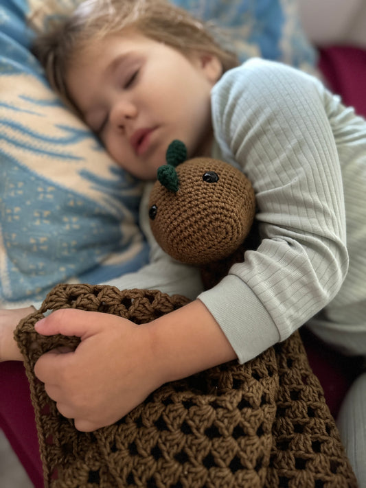 Jucărie de ataşament handmade Doudou Dinozaur