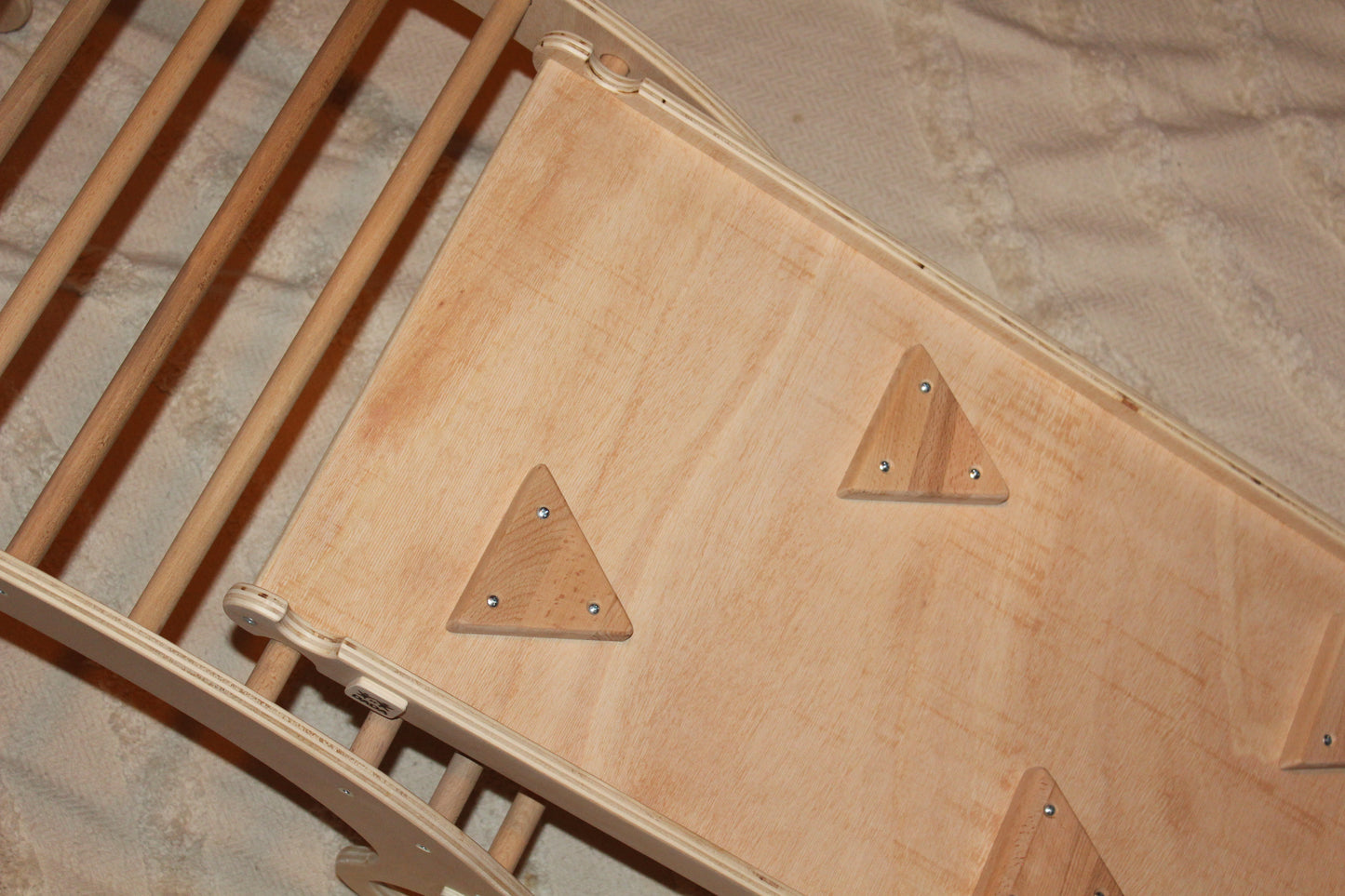 Set triunghi pikler + rampă + balansoar
